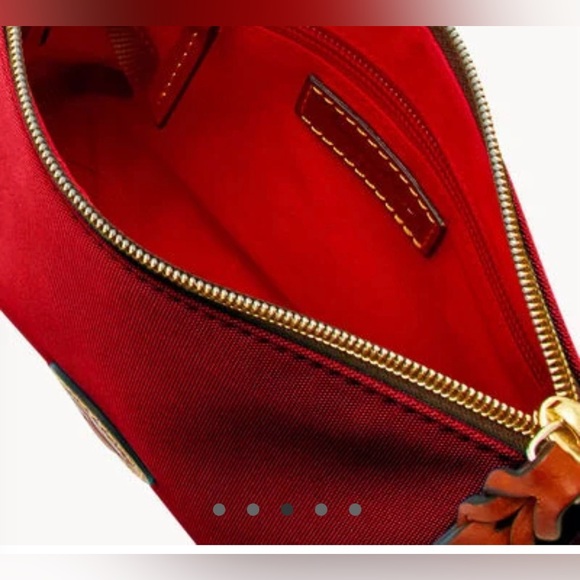 Dooney & Bourke  red Nylon Crossbody Pouchette - Picture 9 of 16